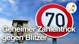 Geheimer Zahlentrick überlistet jeden Blitzer Postillon24 [upl. by Ettenad]