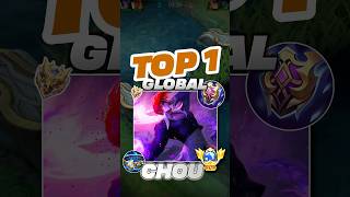 62 WINRATE Top 1 Global Chou Build S34 Mobile Legends mobilelegends mlbb [upl. by Joelynn394]