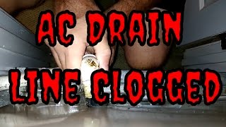 AC Drain Line Clogged [upl. by Sitelc]