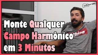 Aprenda a Montar Qualquer Campo Harmônico Maior em 3 Minutos l Aula 190 [upl. by Otrebogir]