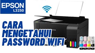 Cara mengetahui password wifi direct Printer Epson L3250 [upl. by Adnot716]