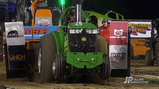 Pro Stock Tractors pulling at the 2022 Hillsboro Charity Pull on Friday night [upl. by Hattie180]