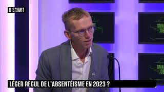 SMART JOB  Un léger recul de labsentéisme en 2023 [upl. by Docilla]