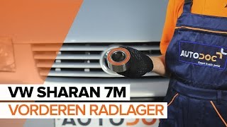 Wie VW SHARAN 7M Radlager vorne wechseln TUTORIAL  AUTODOC [upl. by Nylirehs18]