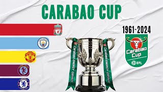 Carabao Cup All Winners 19612024  EFL Cup [upl. by Fair]