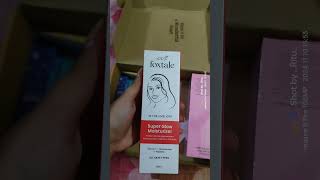 foxtale  Foxtale product unboxing video  sunscreen toner moisturizer facecleanser [upl. by Arded]