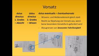 Strafrecht AT I  Vorsatz [upl. by Nnylarat]