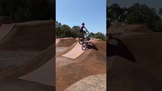 Shreddin at Kelmscott dirt jumps for the first time mtb dirtjump bicycle dirtbikejump [upl. by Eleinad]