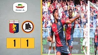 Genoa Roma 11  De Winter risponde a Dovbyk  Serie A 20242025 [upl. by Allegna]