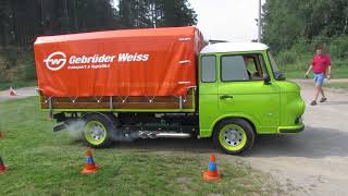 Barkas B1000 Slalom  Trabantsraz Vrbno 2019 [upl. by Arodoeht895]