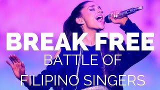 quotBreak Freequot Battle of Filipino Singers [upl. by Barker]