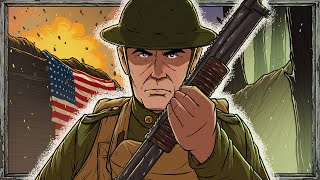 WW1 From the American Perspective  Animated History [upl. by Eartnoed]