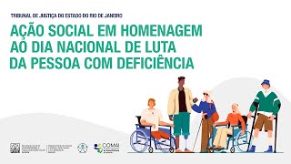 Ação Social em Homenagem ao Dia Nacional de Luta da Pessoa com Deficiência [upl. by Saundra57]