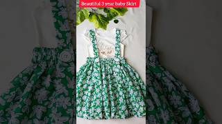 😍Cute Baby Skirt Dungaree Dress shorts short youtubeshorts trending viral babygirldress diy [upl. by Kerred]