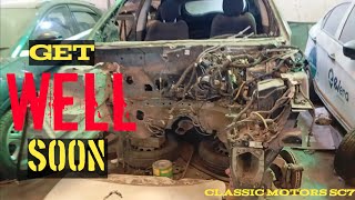 Get Well Soon  Accident By Harrier Car  official video in classic motors sc7 [upl. by Samford]