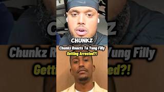 Chunkz Reacts To Yung Filly Getting Arrested 😲 chunkz yungfilly shorts [upl. by London128]