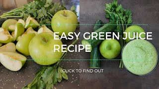 Green envy Easy fresh green juice recipe [upl. by Dailey]