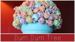 DIY DUM DUM LOLLIPOP TREE  Allie Young [upl. by Ablasor]