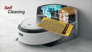 Milagrow iMap Max  Fully Independent Self Navigating and Self Cleaning Robot Vacuum Cleaner [upl. by Eihctir]