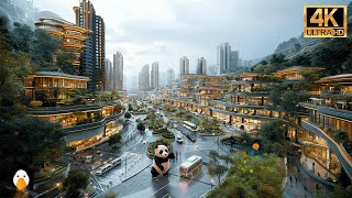 Chengdu Sichuan🇨🇳 Chinas New First Tier City of 20 Million People 4K UHD [upl. by Ketchum]