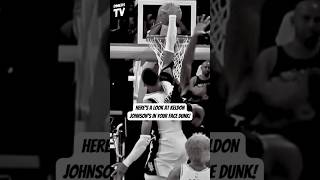 Here’s a look at Keldon Johnson’s IN YOUR FACE dunk nba keldonjohnson dunk spurs viralshorts [upl. by Allenrac]