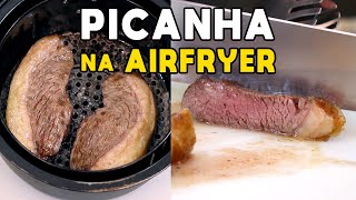 Como Fazer Picanha na Airfryer  Tv Churrasco [upl. by Enyrat478]