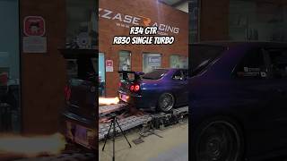 R34 GTR 802hp pump gasoline at 31psi gtr r34 brewedtuned [upl. by Yelrahc]