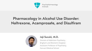 Pharmacology in Alcohol Use Disorder Naltrexone Acamprosate and Disulfiram [upl. by Ayeki]