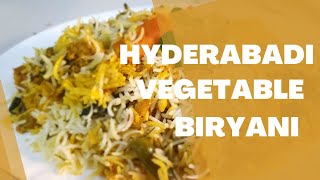 Hyderabadi Tarkari ki Biryani  Vegetable Biryani  Lets cook with love [upl. by Bergman]