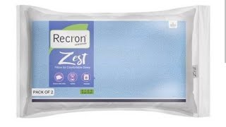 Recron reliance zest pillow review by BubuAditya [upl. by Ahsocin566]