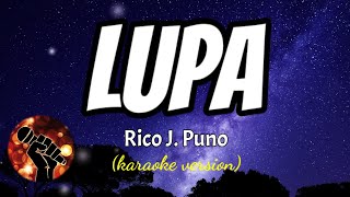 LUPA  RICO J PUNO karaoke version [upl. by Geoffrey]