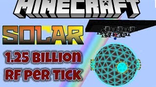 125 Billion RF per Tick from Solar  Environmental Tech Modded Minecraft [upl. by Atnas]