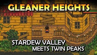 Stardew Meets Twin Peaks  Gleaner Heights  Suburban Gothic Farming Game [upl. by Ikciv663]