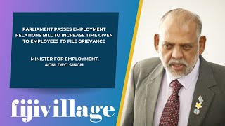 Parliament passes Employment Relations Bill to increase time given to employees to file grievance [upl. by Neve648]