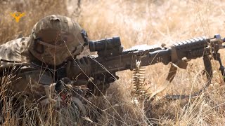 US Battalion military conducts livefire mission during Thunder exercise [upl. by Davey]