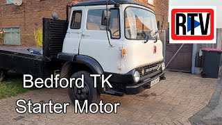 Bedford TK Changing the starter motor [upl. by Theadora]