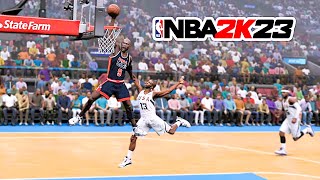 MJ Air Jordan Dunk After Kobe Miss  1992 USA Dream Team vs 2008 USA Redeem Team  NBA 2K23 PS5 4K [upl. by Eicam]