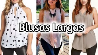 Blusones y Blusas Largas de moda 2022 Blusas Largas y Blusones en Tendencia de moda 2022Blusones [upl. by Newmann]