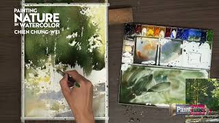 Painting Nature in Watercolor with Chien ChungWei High Speed View™ [upl. by Gregoor826]