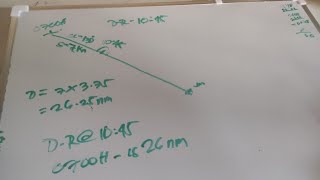 How to calculate Dead Reckoning  Navigation Problem [upl. by Doria]