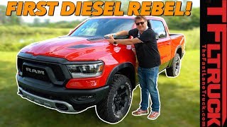 Diesel Is Back 2020 Ram Rebel EcoDiesel Also Has These Three Surprises [upl. by Simone]