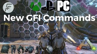 ARK Survival Evolved How to use the new GFI Commands and go to the center map [upl. by Attena]