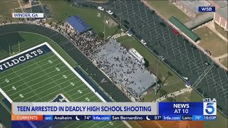 4 killed 9 injured in Georgia high school shooting 14yearold suspect arrested [upl. by Aihset331]