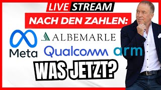 Meta Arm Qualcomm Albemarle Zinsentscheid uvm Was jetzt Börse am Morgen LIVE  aktienlust [upl. by Hepza974]