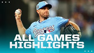 Highlights from ALL games on 623 Max Scherzer returns for Rangers Paul Skenes stays hot [upl. by Nhaj]