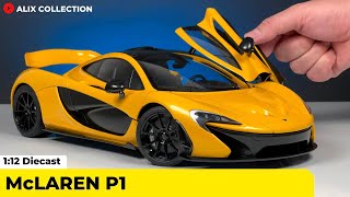 Unboxing of McLaren P1 112 Scale Model Car by AUTOart 4K [upl. by Charline]