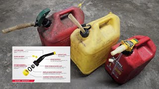 The BEST Replacement Gas Can Spout Fix your Leaking glugging old gas cans [upl. by Windsor]