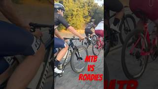 Mtb vs Roadies part 3 mtb mtblife mtblove cycling [upl. by Watanabe]