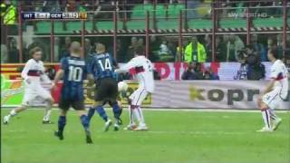 20102011 Inter vs Genoa 52 Secondo Tempo [upl. by Eelik224]