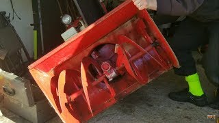 Oil Change And Maintenance On Snowblower Before It Snows [upl. by Tunnell756]